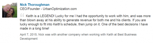 SEO UK Testimonial