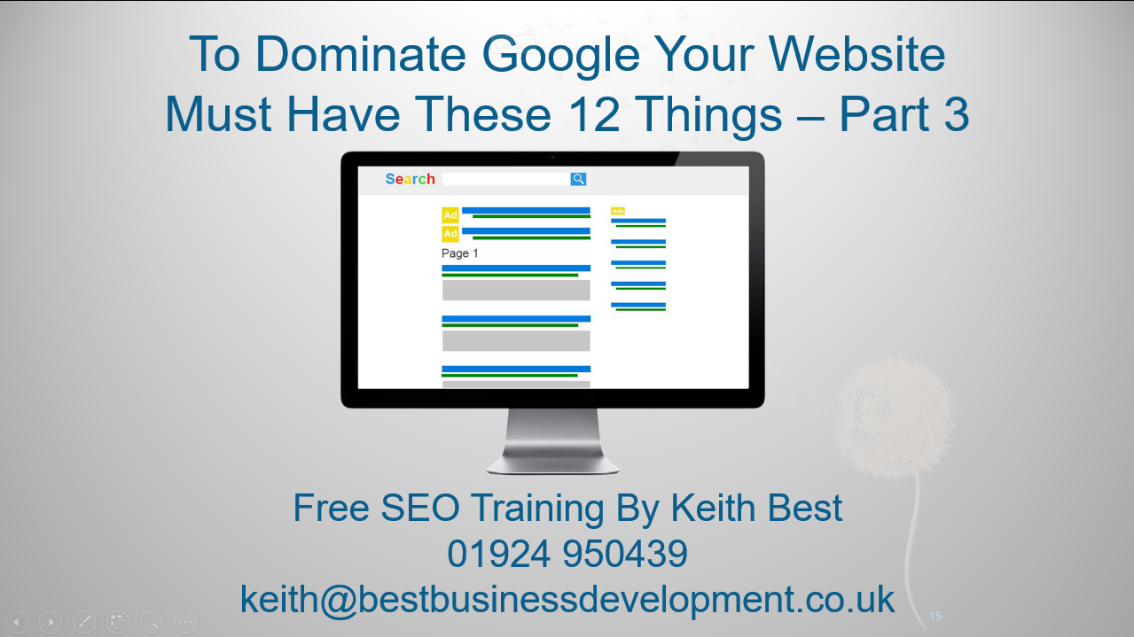 12 Website SEO Optimisations Part 3 Thumbnail