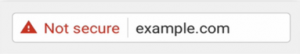 Chrome Not Secure Image